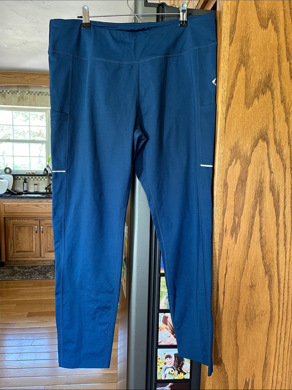 Women's Blue Active Leggings